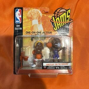 1998 NBA jams wrestlin for the rebound dennis rodman vs. karl malone new